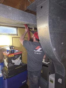 Robotic encapsulation of asbestos materials for safe removal